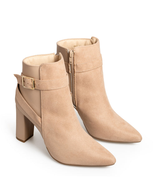 Botín Negro Picudo Hebilla 26408