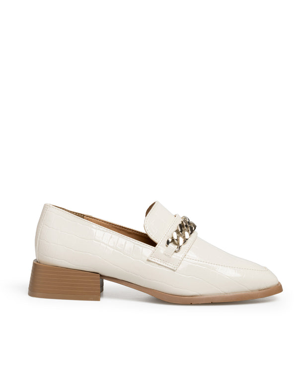 Mocasín Latte Con Eslabones 27205