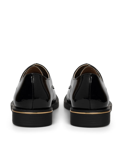 Mocasín Negro Charol Básico 28002