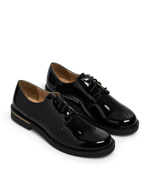 Mocasín Negro Charol Básico 28002