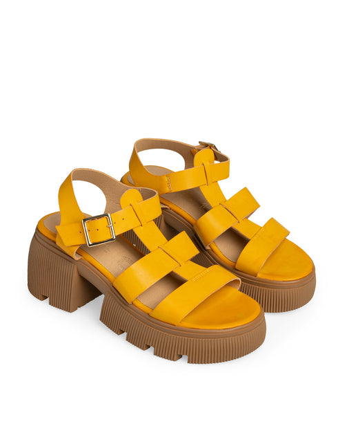 Sandalia Amarilla Chunky 3000L