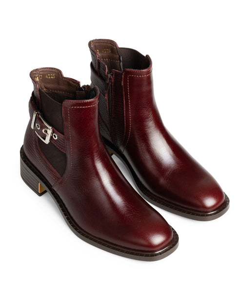 Botín Vino Con Hebilla 3017P