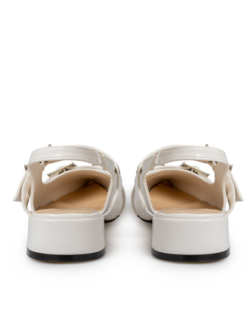 Zapatilla Latte Doble Hebilla 35602