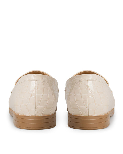 Mocasín Latte Croc Herraje 37105