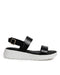 Sandalia Negra Confort Slingback 38101