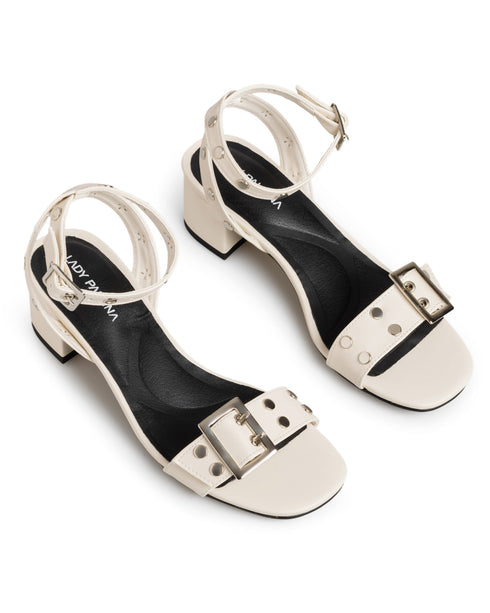 Zapatilla Latte Ankle Strap Hebillas 38603