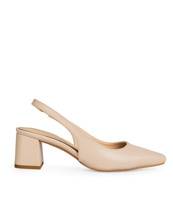 Zapatilla Beige Lisa Slingback 41301