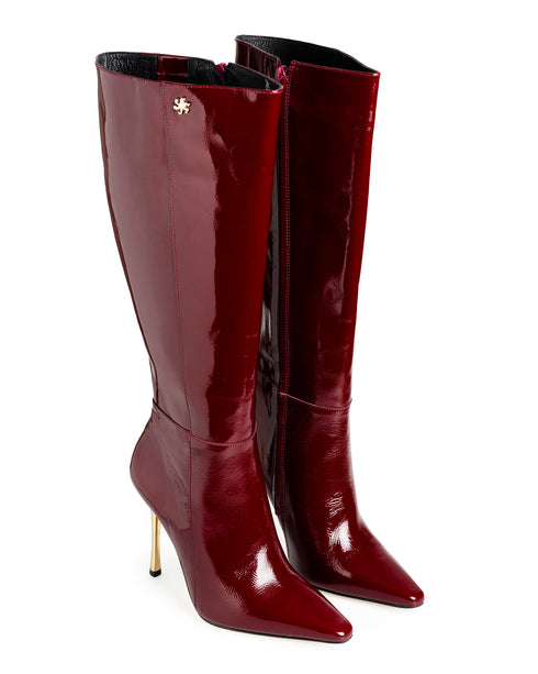 Bota Vino Lisa Tacón Dorado 41909