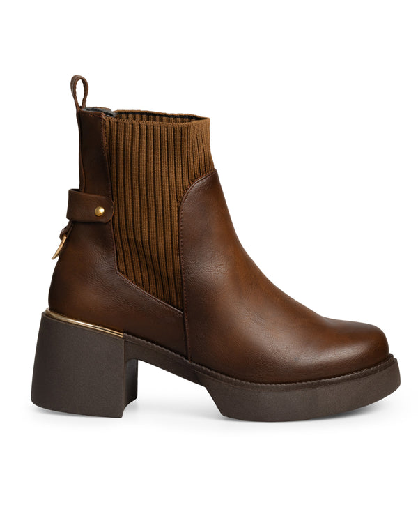 Botín Café Con Resortes 5002R