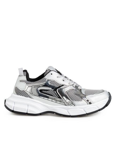 Tenis Tipo Deportivo Plata 7000G