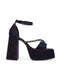 Plataforma Morada Glitter Ankle Strap 7500R