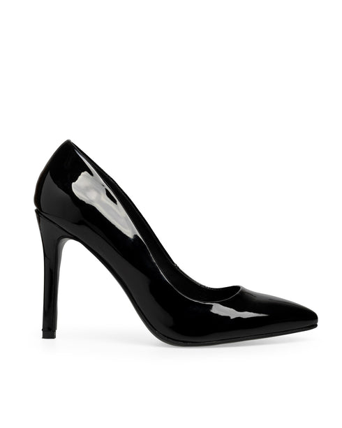 Zapatilla Tacón Negra Básica 79009