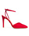 Zapatilla Roja Ankle Strap Pinza 79044
