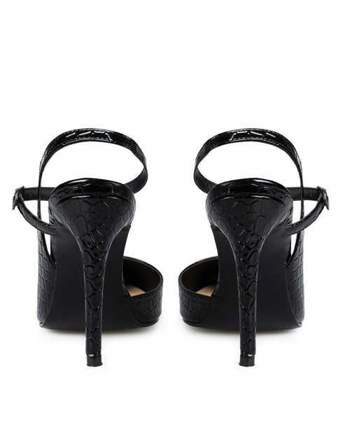 Zapatilla Negro Croc Correa 79056