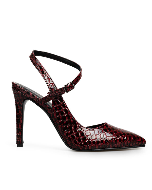 Zapatilla Vino Croc Correa 79056