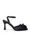 Zapatilla Negra Picuda Flor 98014