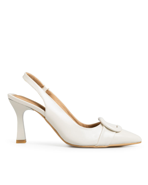 Zapatilla Slingback Latte Hebilla 98029