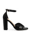 Sandalia Negra Ankle Strap Tiras 1-1120
