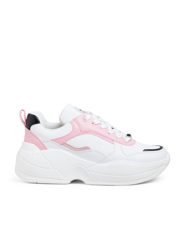 Tenis Blanco Rosa 7692