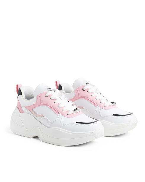 Tenis Blanco Rosa 7692