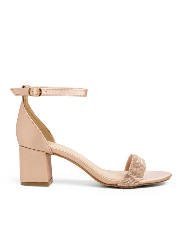 Sandalia Oro Rosado Ankle Strap 21217