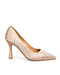 Zapatilla Nude Satín Brillos 16-9400