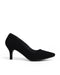 Zapatilla Negra Confort Kitten Heel 22901