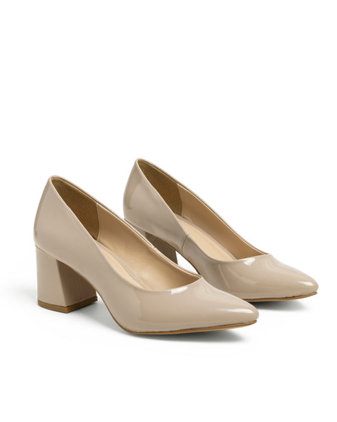 Zapatilla Nude Lisa Punta Picuda 16201