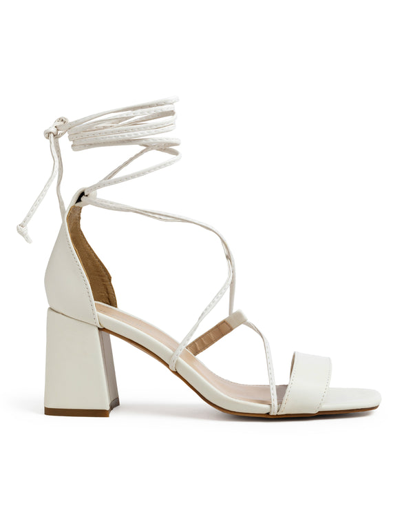 Sandalia Latte Lace Up 24316