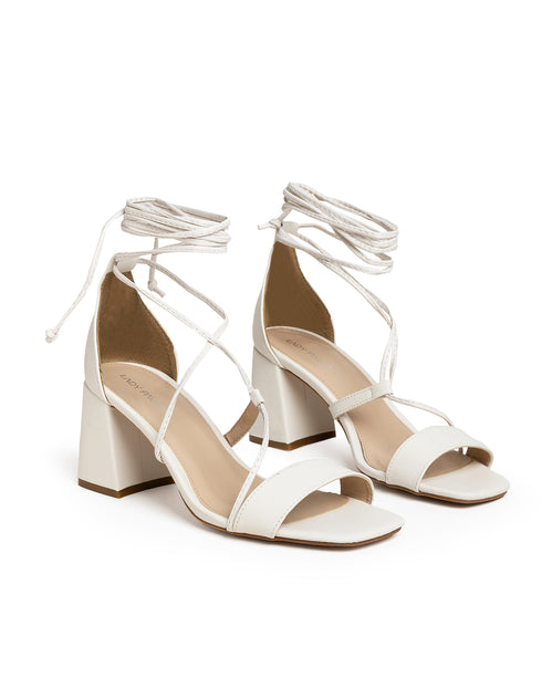 Sandalia Latte Lace Up 24316