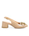 Zapatilla Nude Slingback Hebilla Dorada 21602F
