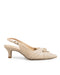 Zapatilla Nude Slingback Kitten Heel 255202