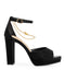 Sandalia Zapatilla Ankle Strap Cadena Oro 261022