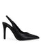 Zapatilla Negra Brillos Slingback 263944
