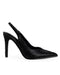 Zapatilla Negra Brillos Slingback 263944