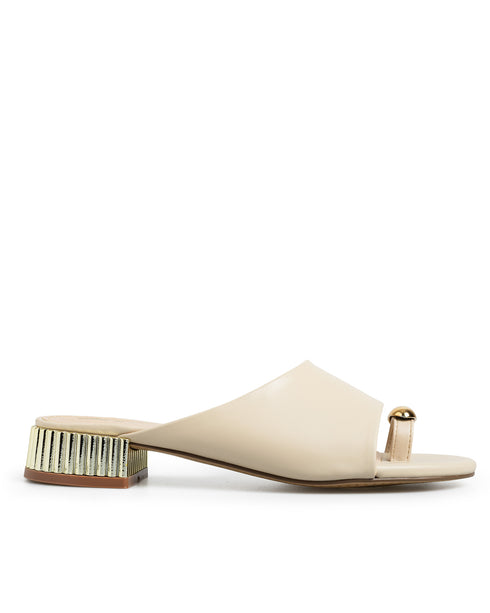 Sandalia Mule Beige 268505