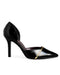 Zapatilla Negra Tira Dorada 285046