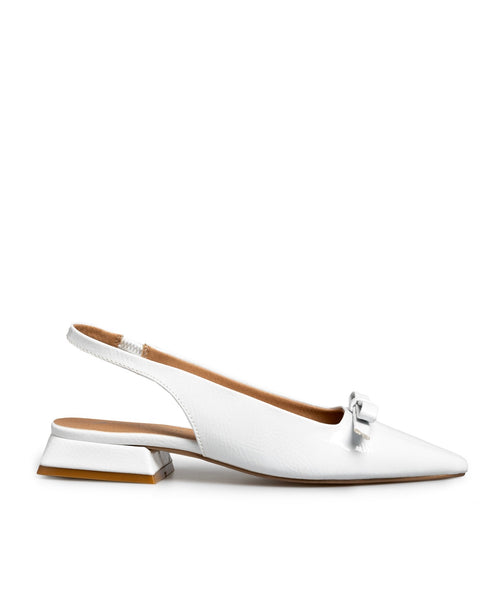 Balerina Flat Blanca Moño 2943981