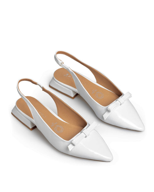 Balerina Flat Blanca Moño 2943981