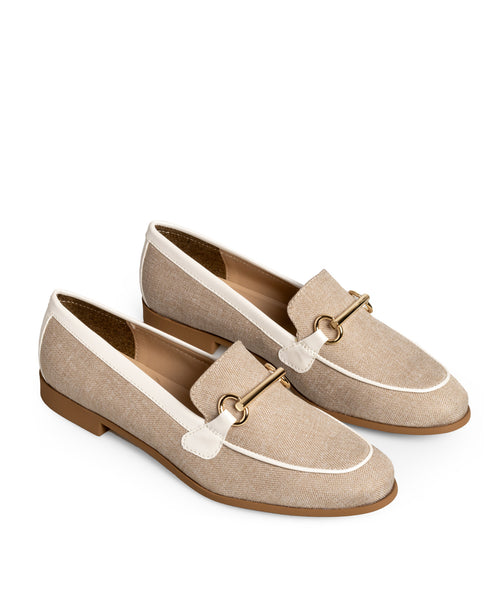 Mocasín Beige Confort Herraje 2974068