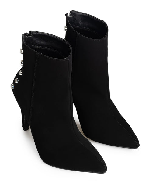 Botín Negro Picudo Estoperoles 3012SS