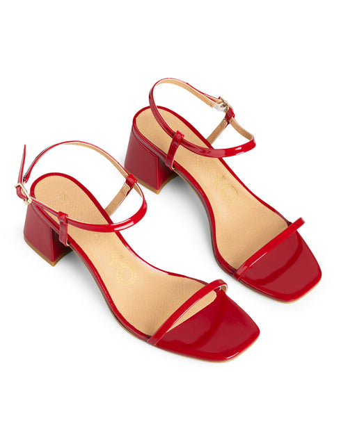 Sandalia Roja Ankle Strap 320-4269