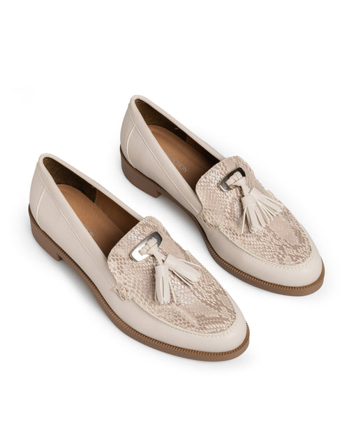 Mocasín Latte Víbora Motitas 3234135