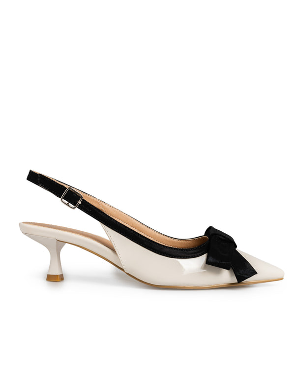 Zapatilla Latte Slingback Moño 3484181