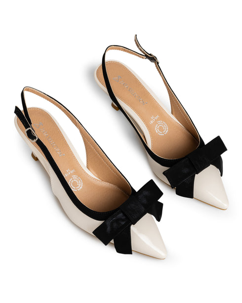 Zapatilla Latte Slingback Moño 3484181