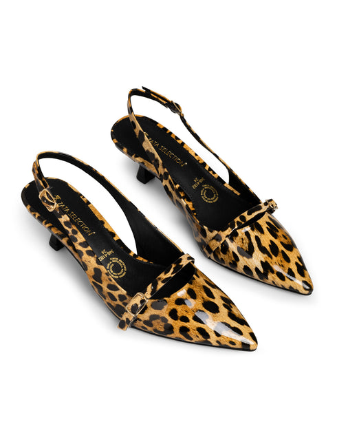 Kitten Chic - Zapatilla Leopardo Slingback 3484182