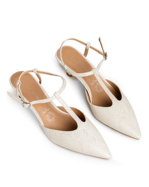 Zapatilla Latte Víbora T-Strap 3484184