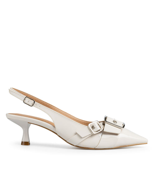 Zapatilla Latte Slingback Kitten Heel 3484264