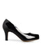 Zapatilla Negra Charol Lisa 350801