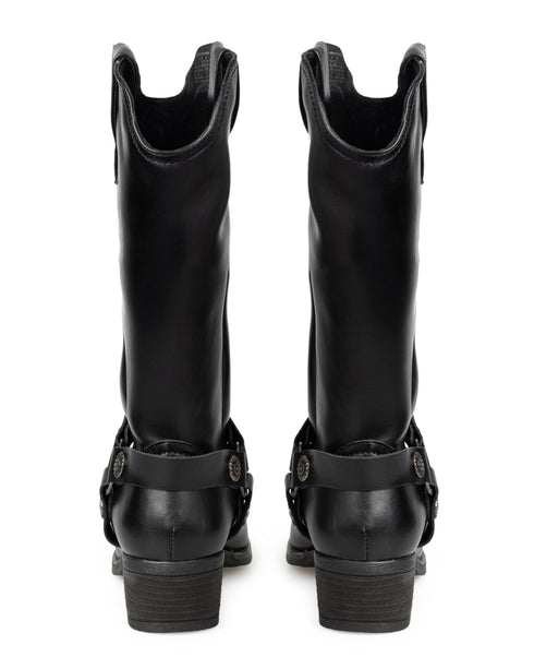 Bota Negra Vaquera Estoperoles 351903